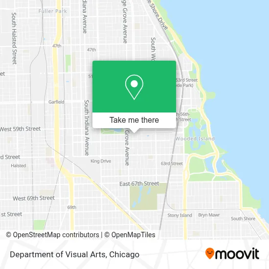 Department Of Visual Arts map