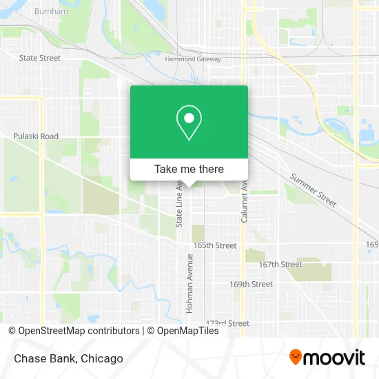 Chase Bank map