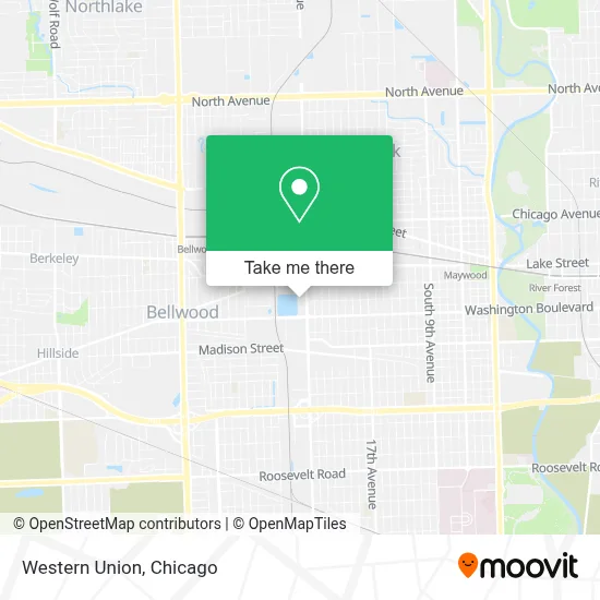 Western Union map