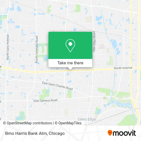 Bmo Harris Bank Atm map