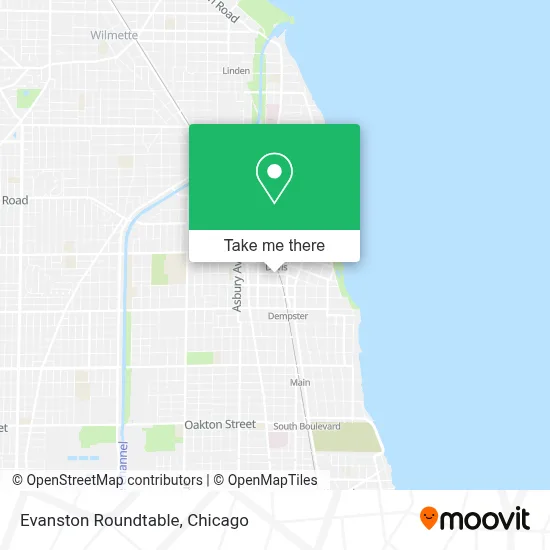 Evanston Roundtable map