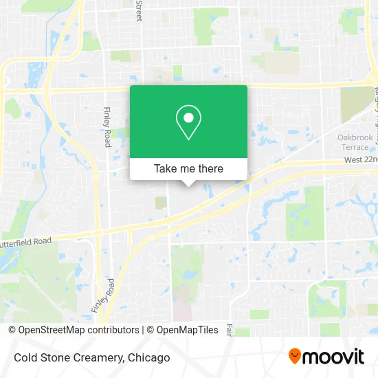 Cold Stone Creamery map