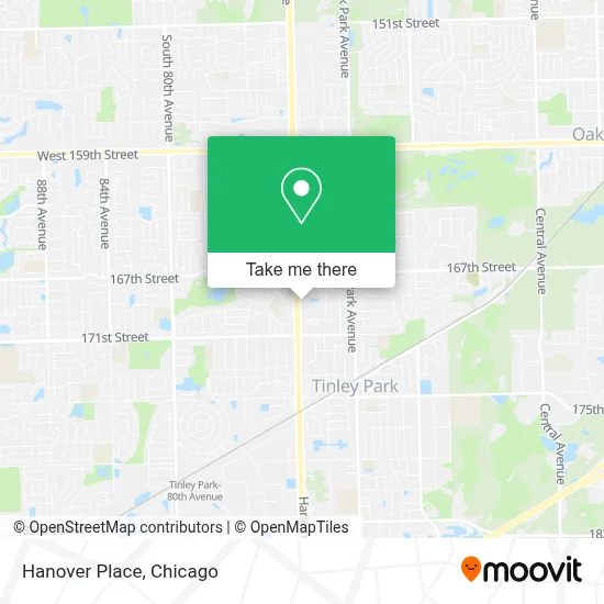 Hanover Place map