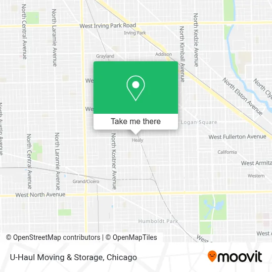 U-Haul Moving & Storage map