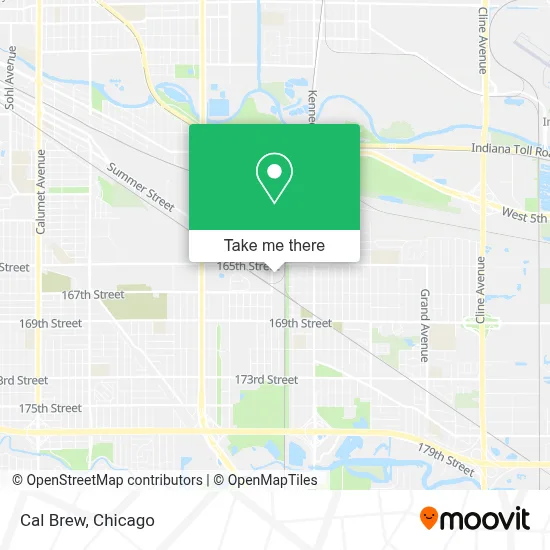 Cal Brew map
