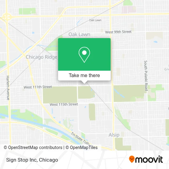 Sign Stop Inc map