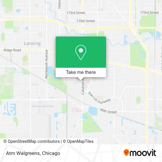 Atm Walgreens map