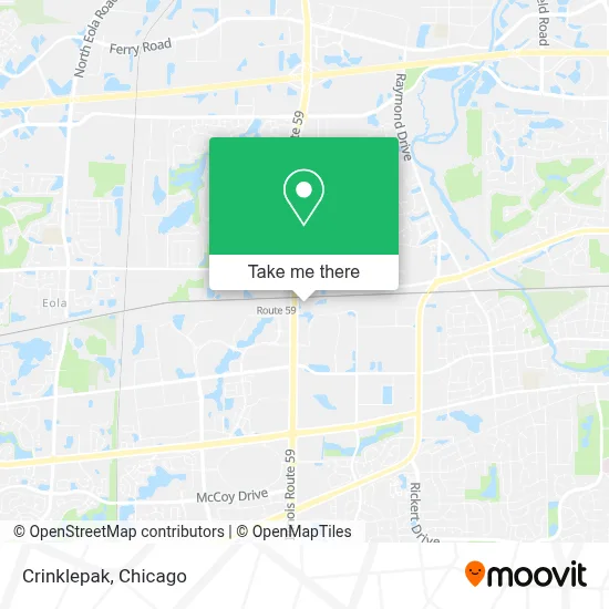 Crinklepak map