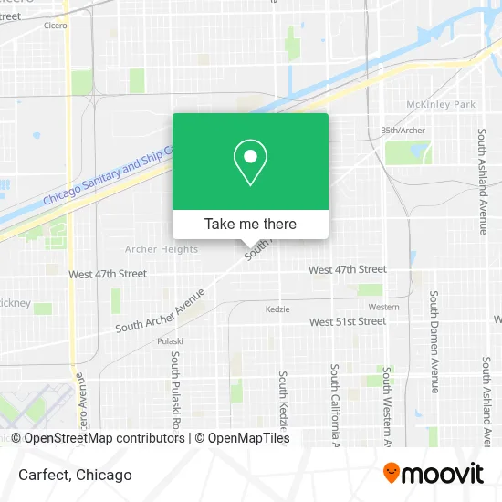Carfect map