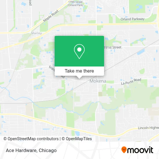 Ace Hardware map