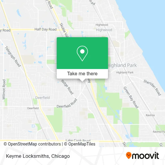 Keyme Locksmiths map