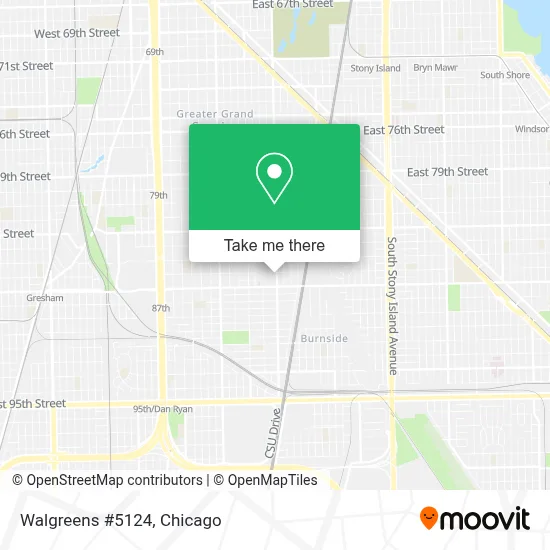 Walgreens #5124 map