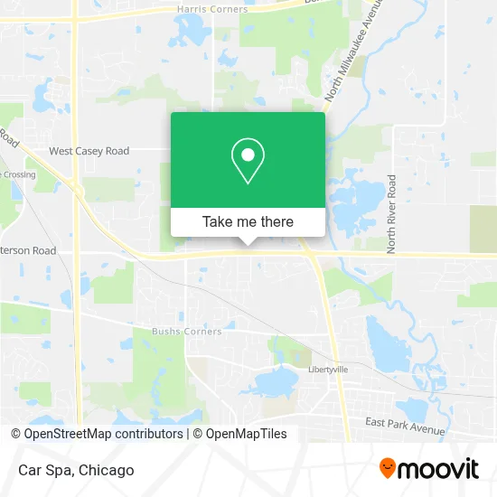 Car Spa map