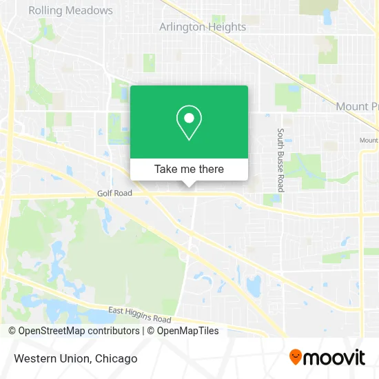 Western Union map