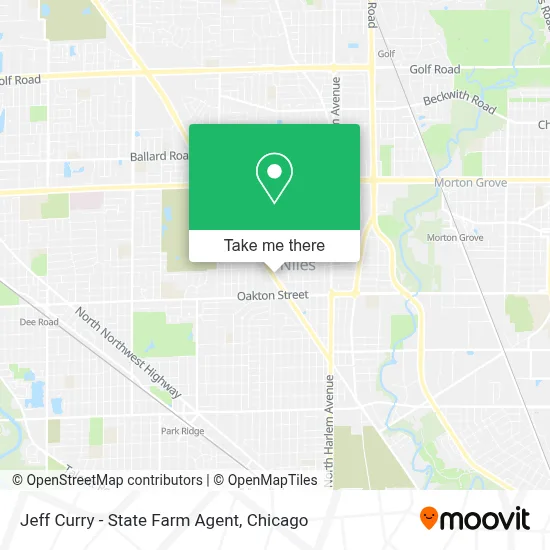 Jeff Curry - State Farm Agent map