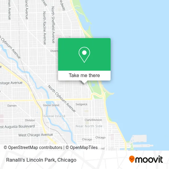 Ranalli's Lincoln Park map