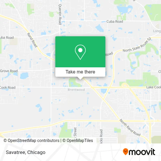 Savatree map