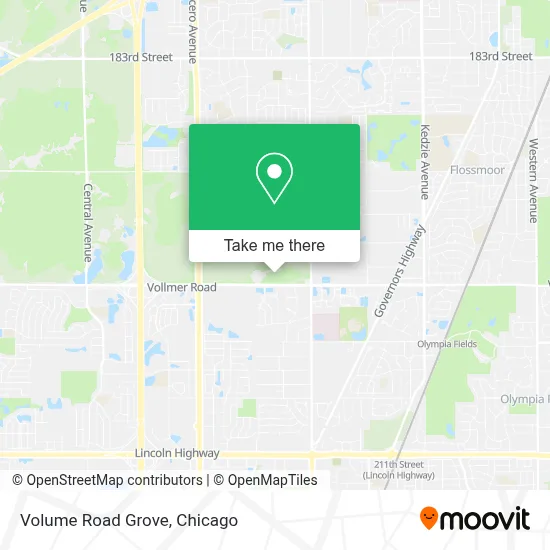 Volume Road Grove map