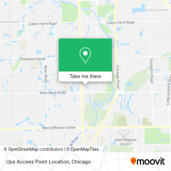 Ups Access Point Location map