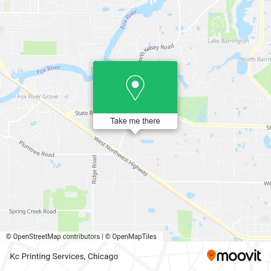 Kc Printing Services map