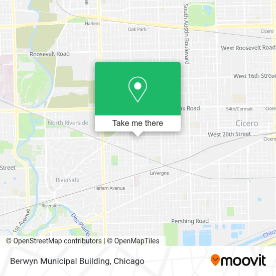 Berwyn Municipal Building map