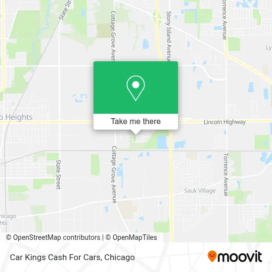 Car Kings Cash For Cars map