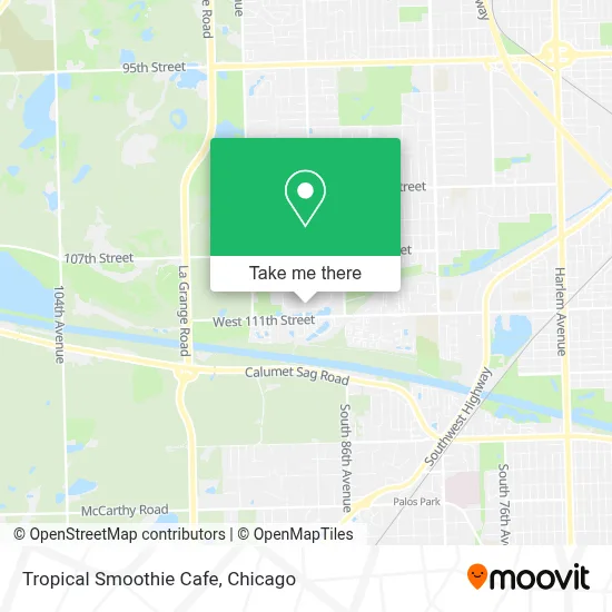 Tropical Smoothie Cafe map