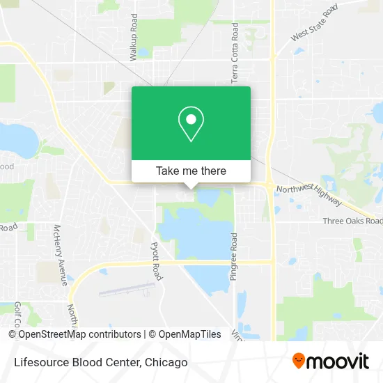 Lifesource Blood Center map