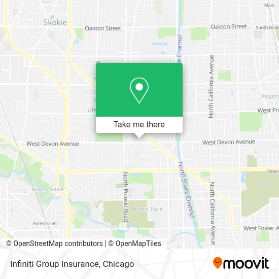 Infiniti Group Insurance map