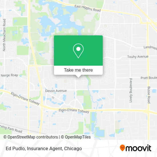 Ed Pudlo, Insurance Agent map