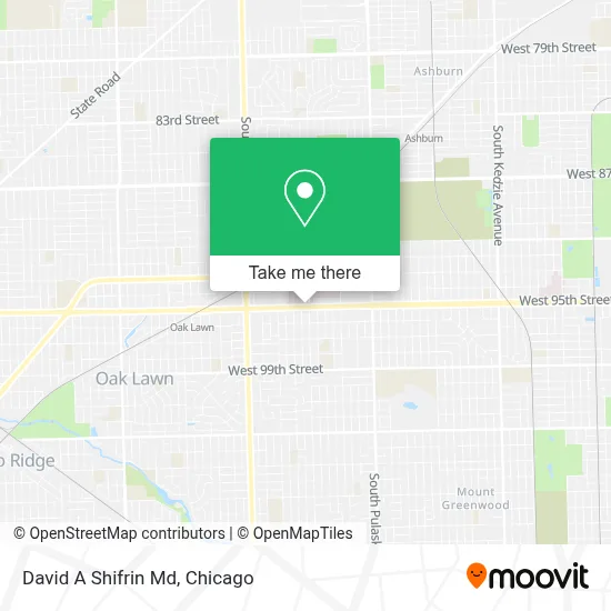 David A Shifrin Md map