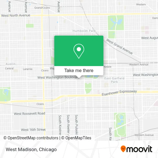 West Madison map