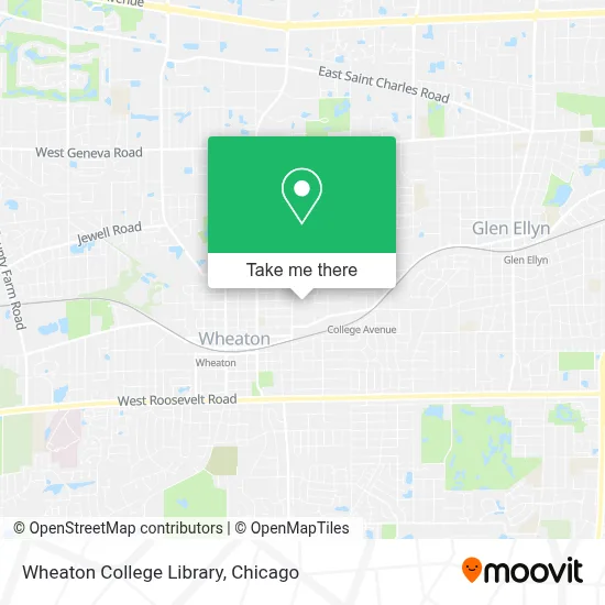 Wheaton College Library map