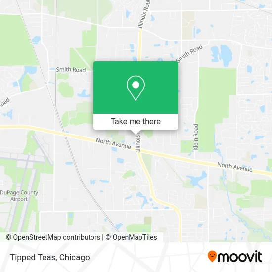 Tipped Teas map