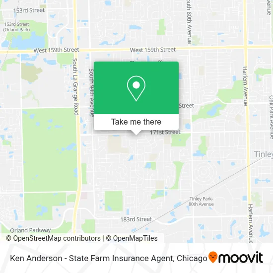 Ken Anderson - State Farm Insurance Agent map