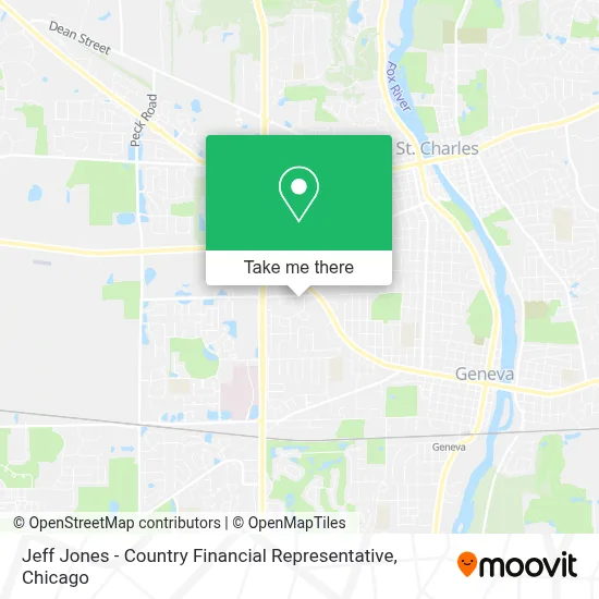 Jeff Jones - Country Financial Representative map