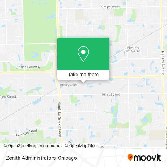 Zenith Administrators map