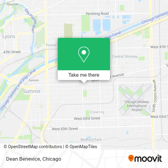 Dean Benevice map