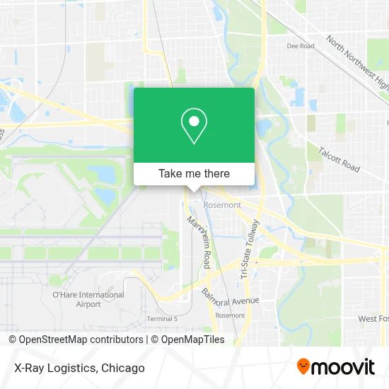 X-Ray Logistics map