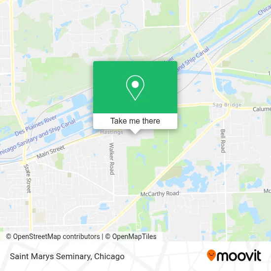 Saint Marys Seminary map