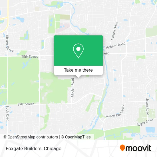 Foxgate Builders map