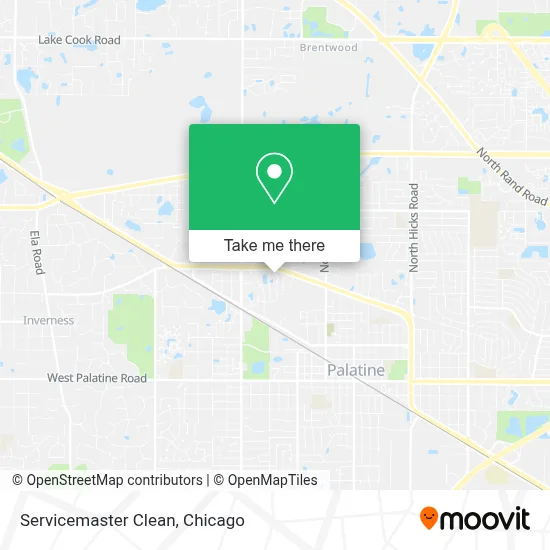 Servicemaster Clean map