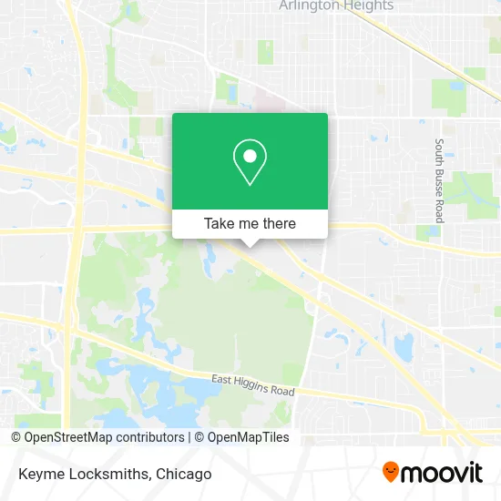Keyme Locksmiths map