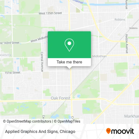 Applied Graphics And Signs map
