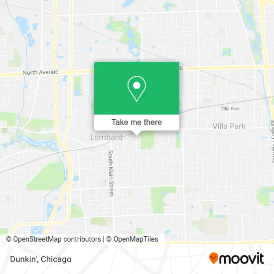 Dunkin' map