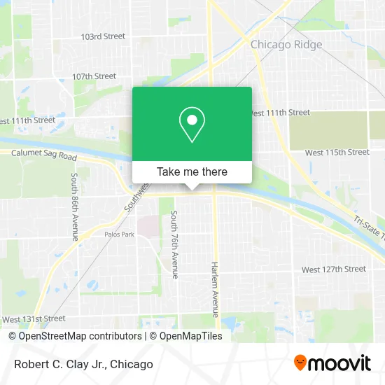 Robert C. Clay Jr. map