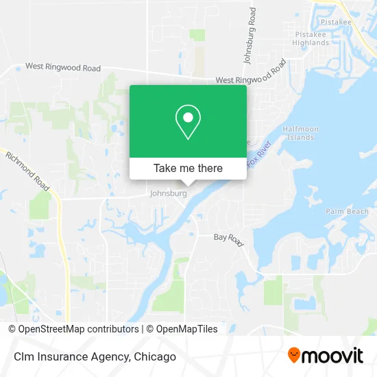 Clm Insurance Agency map