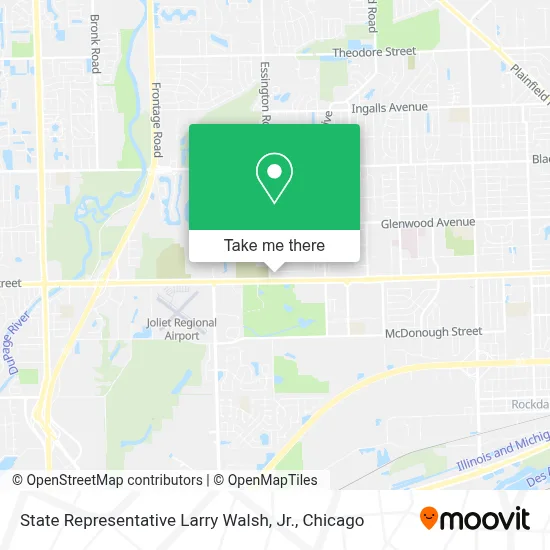 State Representative Larry Walsh, Jr. map