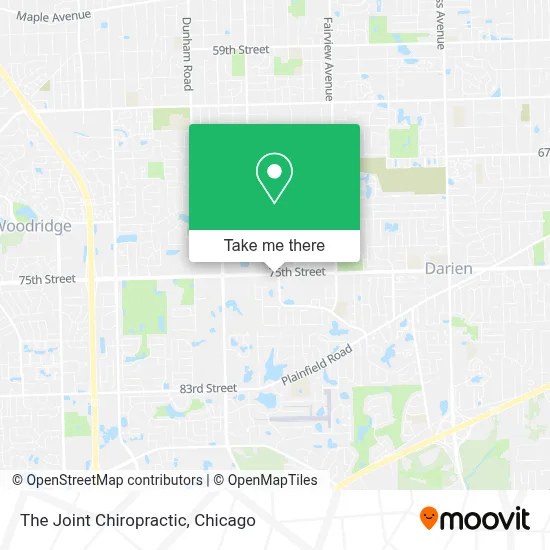 The Joint Chiropractic map