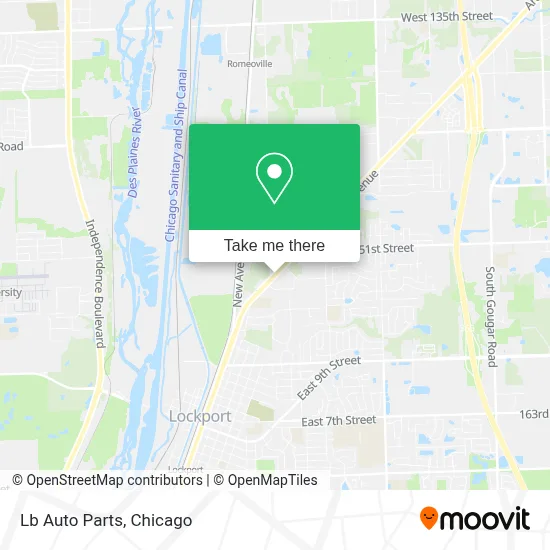 Lb Auto Parts map